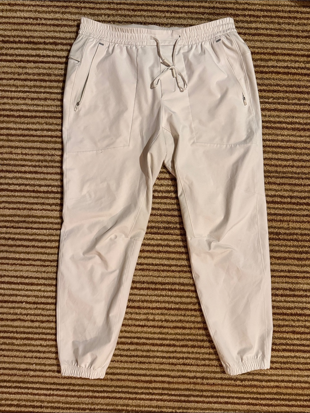 lululemon athletica White Men's Jogger Sweatpants with Drawcord